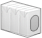 Cylindrical block of products on the corrugated tray
